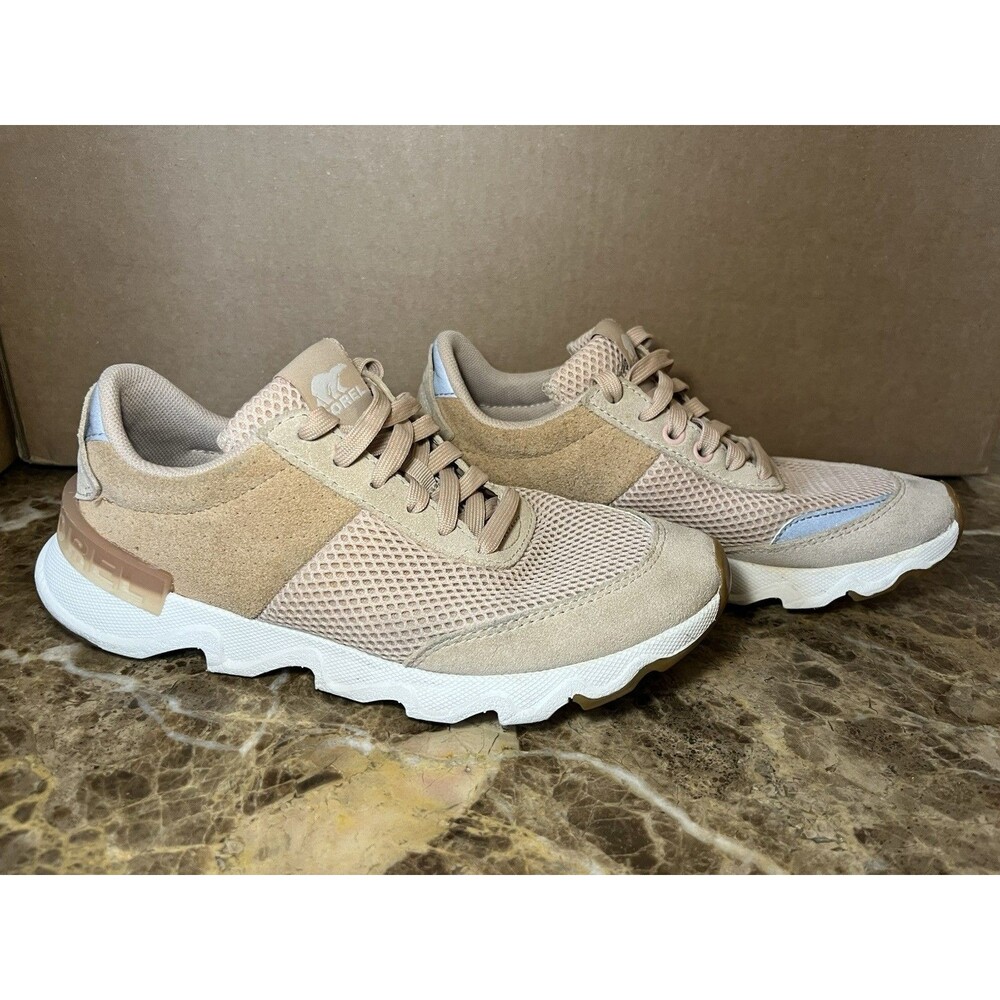 Sorel Kinetic Lite Lace NL3516-257 Women’s Size 7 Natural Tan Peach Shoes‎